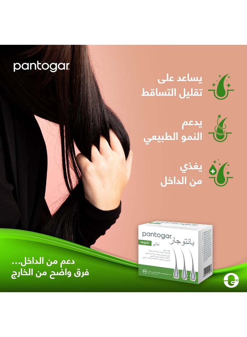 Pantogar® Capsules for Hair Growth – Helps Reduce Hair Loss, Boost Hair Thickness & Revitalise Thin Hair, 90 Caps - Image 2